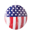 Rustic American Flag Dome Metal Sign - 15.5"